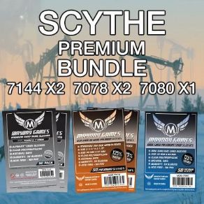 70x110mm Sleeves Lost Cities  Scythe 50x Premium Magnum silver Card Sleeves #2 